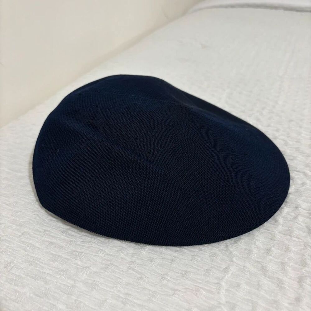 Kangol Tropic Cap 7100 Navy Ivy/Flat Sz M 90s/Y2K